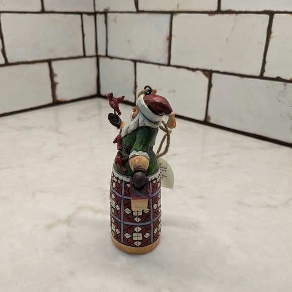 Jim Shore Santa/Cardinals/Birdhouse Hanging Ornament - Picture 5 of 7